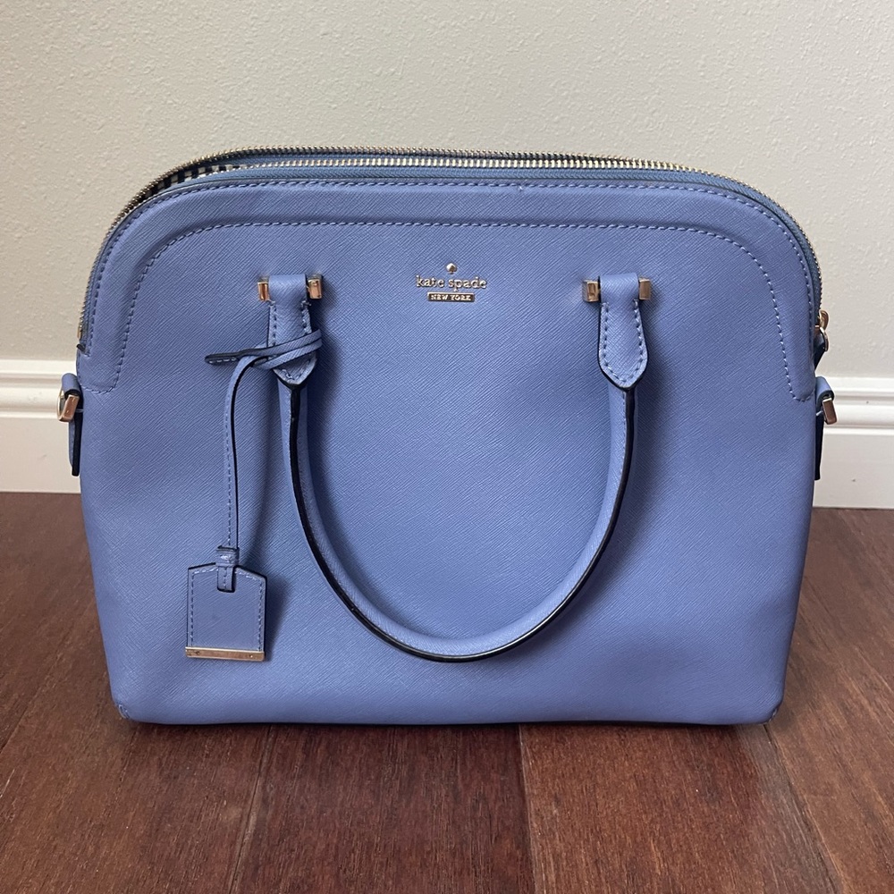 Authentic KATE SPADE blue Medium Handbag/crossbody RN 0102760/ CA 57710